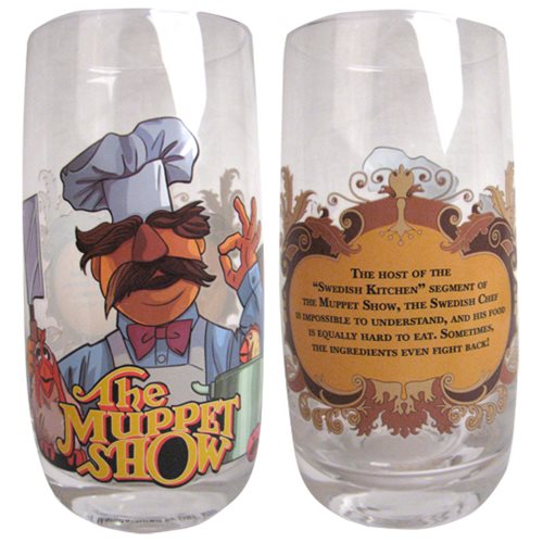 Muppets Swedish Chef Tumbler Pint Glass